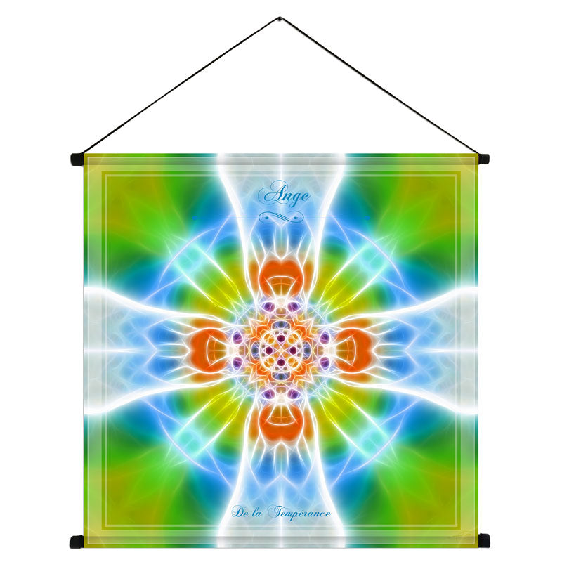 Tenture du mandala de l'Ange de la tempérance