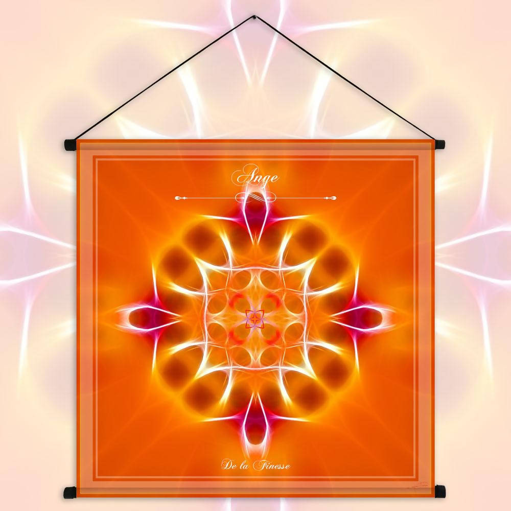 Tenture du mandala de l'Ange de la Finesse