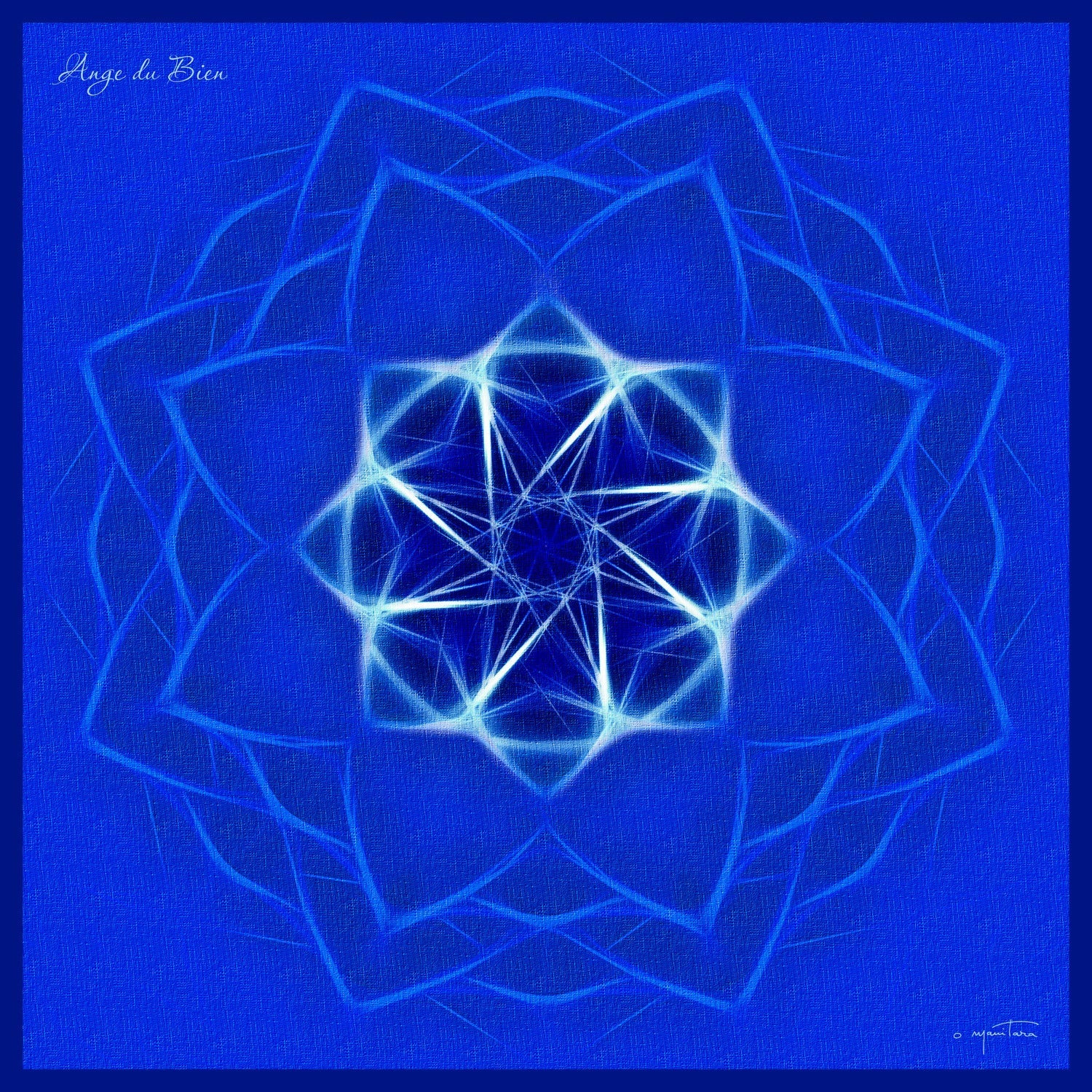 Tapis Mandala de l'Ange du Bien