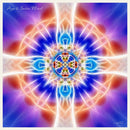 Tapis Mandala de l'Ange du Soutien Mutuel