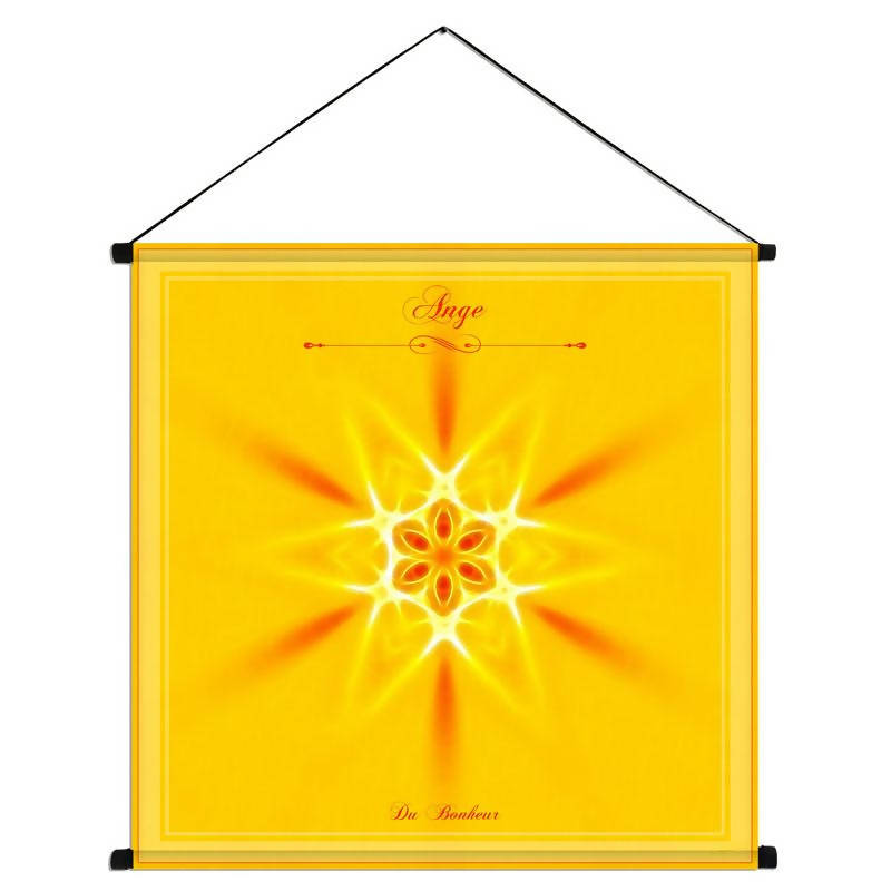 Tenture du mandala de l'Ange du bonheur