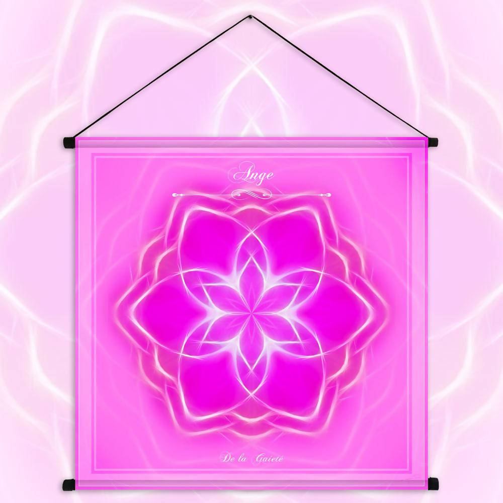 Tenture du mandala de l'Ange de la Gaïeté