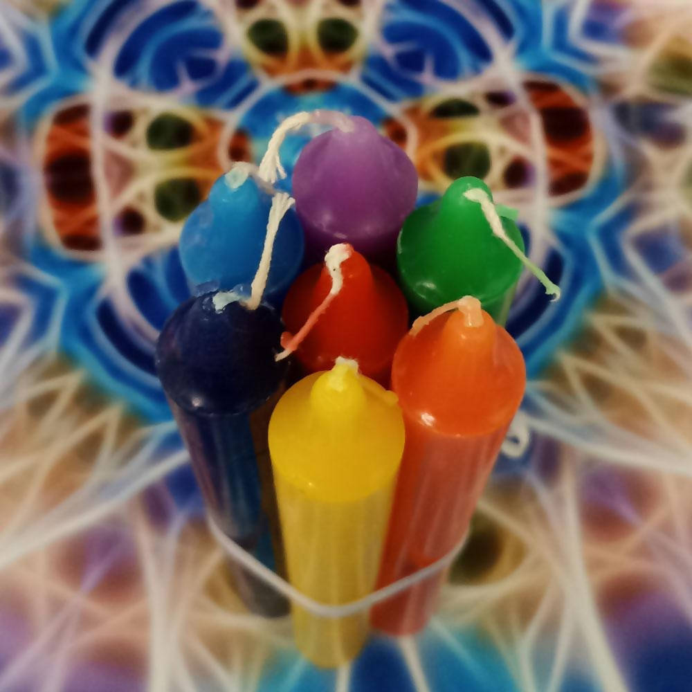 Menora Candles (7 colors)