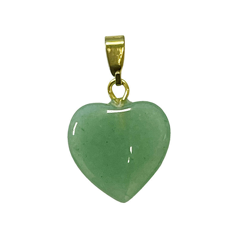 Pendentif cœur aventurine