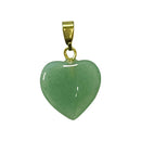 Pendentif cœur aventurine