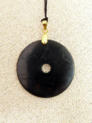 Pendentif circulaire en shungite