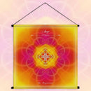 Tenture du mandala de l'Ange du Rayonnement