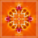 Tenture du mandala de l'Ange de la Finesse