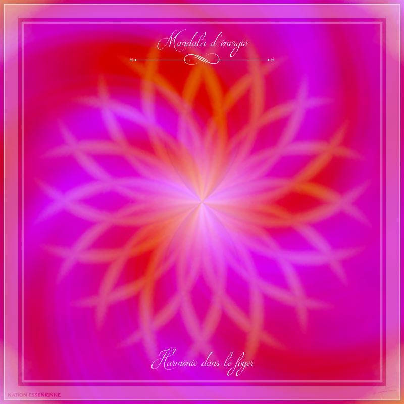 Harmonie dans le foyer - Mandala d'énergie